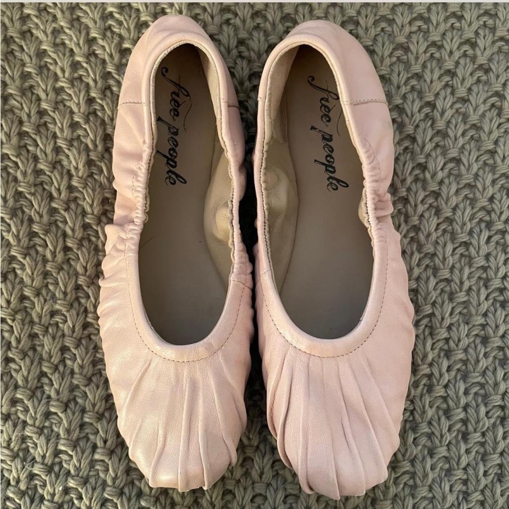Free People Blush Ballet Flats